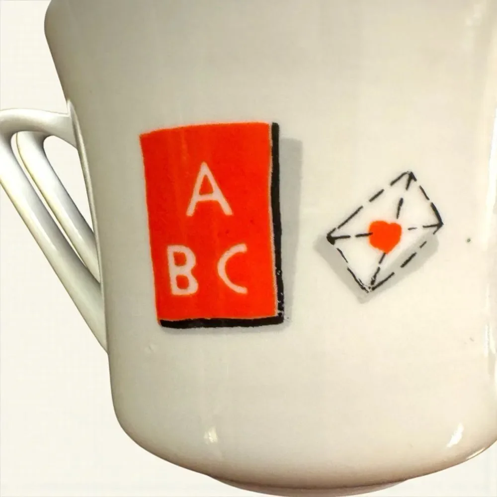 Vintage Chodiez China Whimsical Tea Cup and Saucer Set